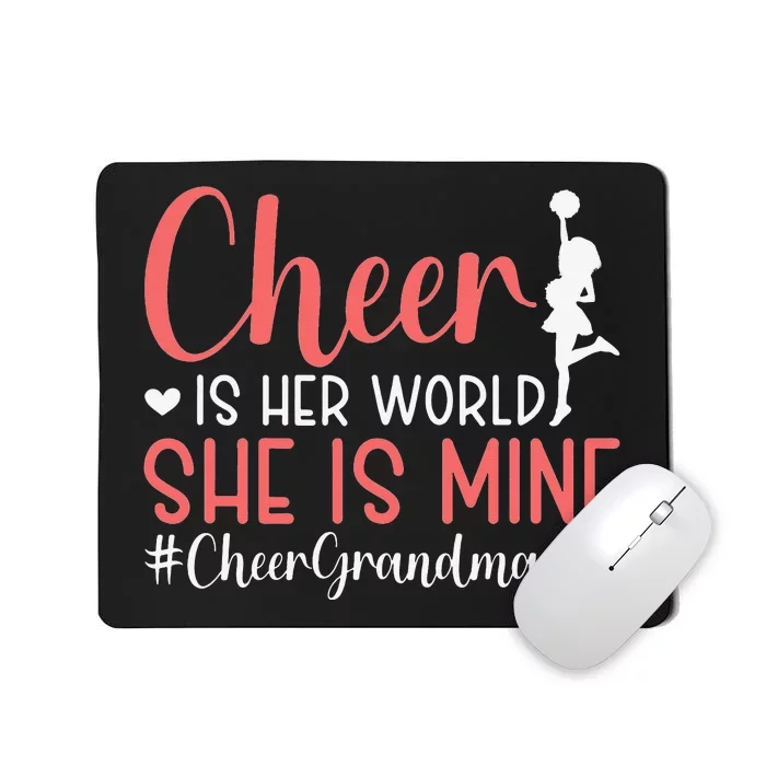 Cheer Grandma Life Cheerleading Grandmother Mousepad