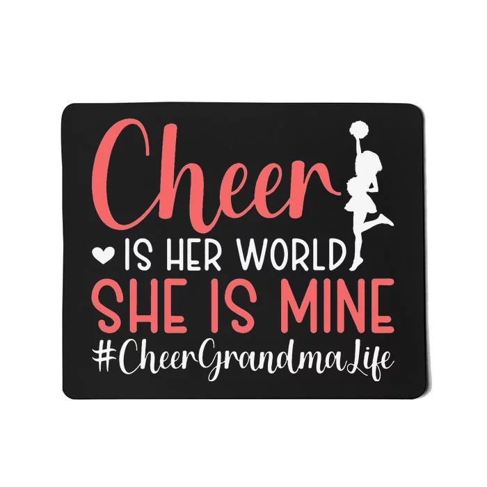 Cheer Grandma Life Cheerleading Grandmother Mousepad