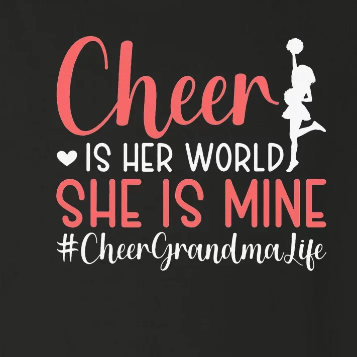 Cheer Grandma Life Cheerleading Grandmother Toddler Long Sleeve Shirt