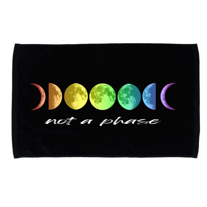 Cute Gift Lgbt Gay Not A Phase Moon Microfiber Hand Towel