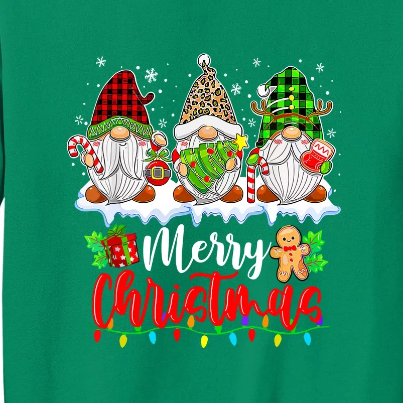 Cute Gnomes Light Family Gnome Xmas Matching Merry Christmas Gift Sweatshirt