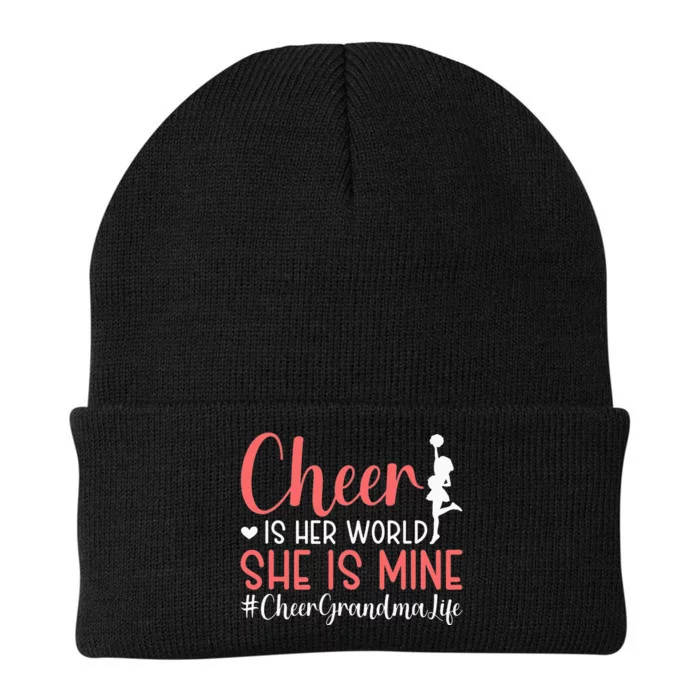 Cheer Grandma Life Cheerleading Grandmother Knit Cap Winter Beanie