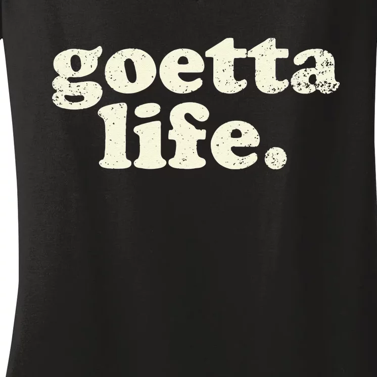 Cincinnati Goetta Life Foodie Souvenir And Gift Women's V-Neck T-Shirt