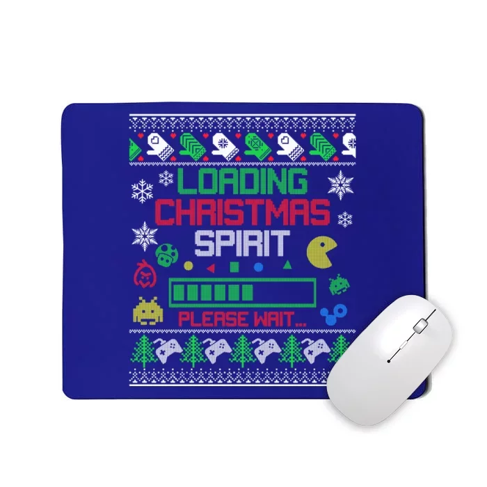 Christmas Gaming Loading Christmas Spirit For Gamer Ugly Gift Mousepad