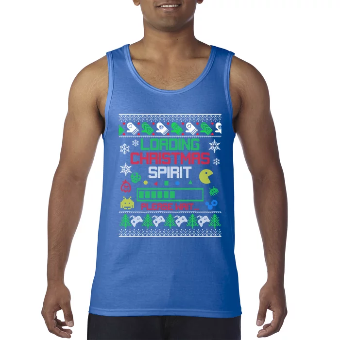 Christmas Gaming Loading Christmas Spirit For Gamer Ugly Gift Tank Top