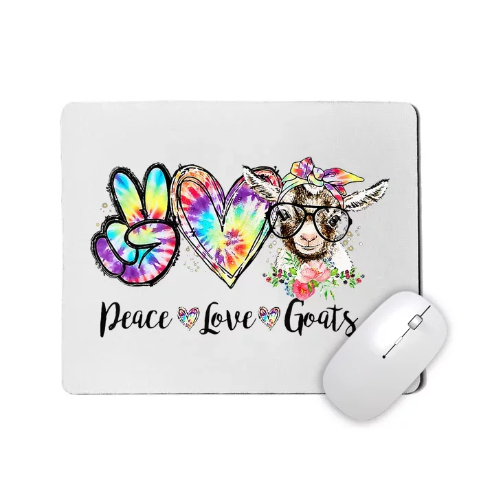 Colorful Goat Lover Gift for Farm Mousepad