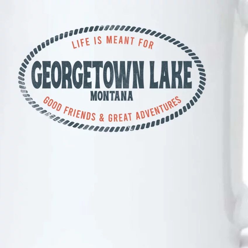 Casual Georgetown Lake Montana Hiking Outdoor Graphic Cute Gift Black Color Changing Mug