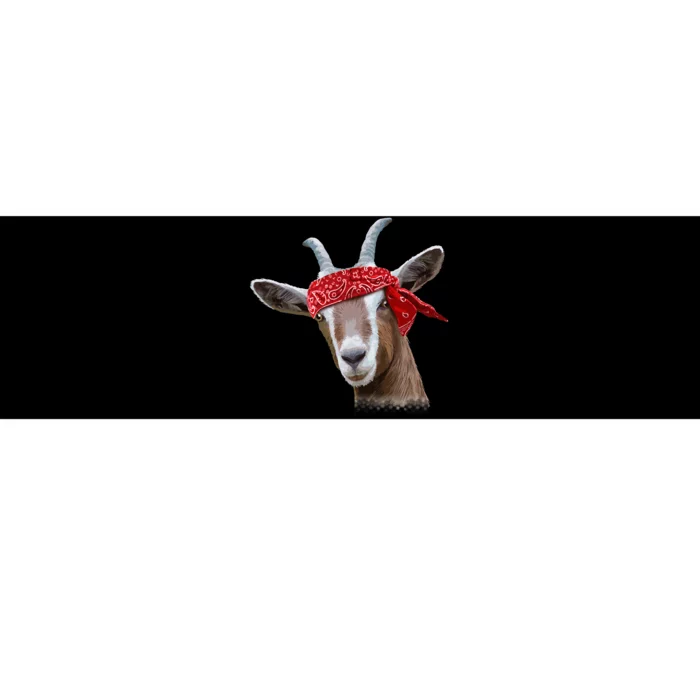 Cute Goat Lover Art Farm Animal Lover Bumper Sticker