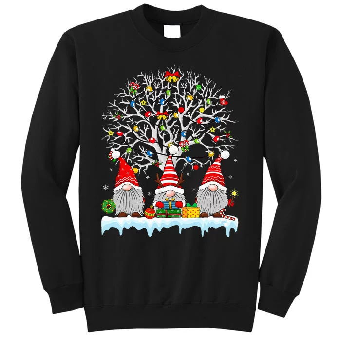 Cute Gnomes Merry Christmas Light Family Gnome Xmas Matching Sweatshirt