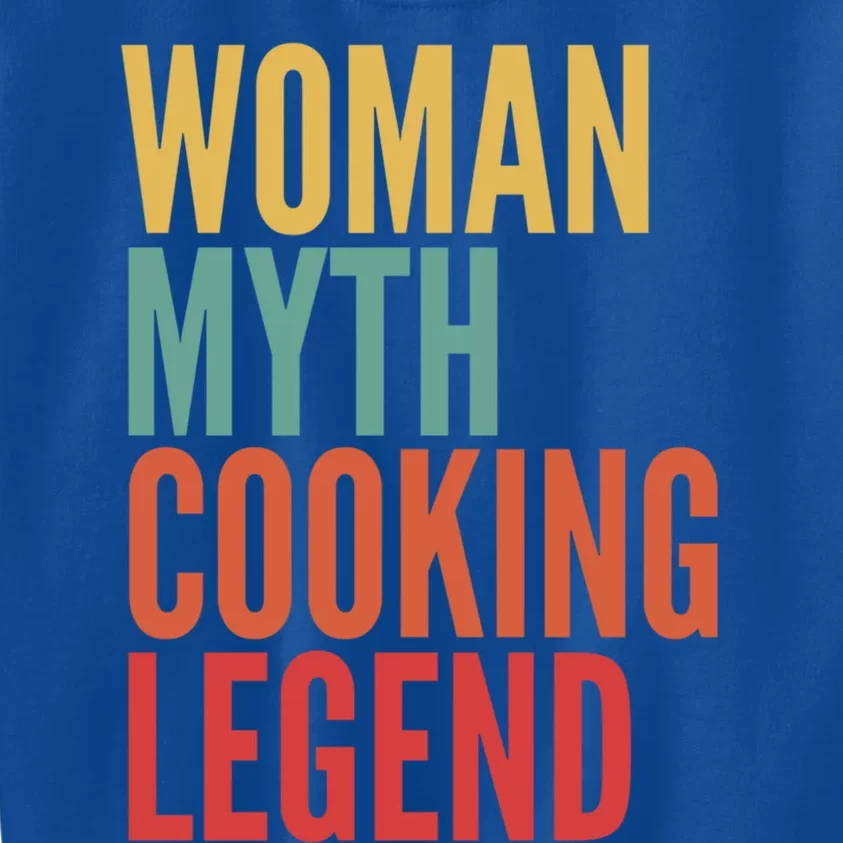 Cooking Gift Myth Cooking Legend Gift Kids Sweatshirt