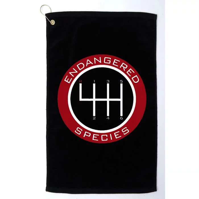 Car Guy Mechanic Endangered Species Manual Shifter Platinum Collection Golf Towel