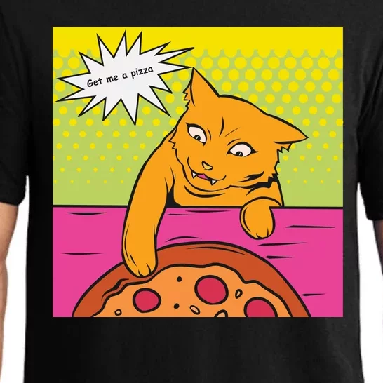 Cat Get Me A Pizza Pajama Set