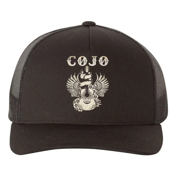 C.O.J.O Guitar Music Outlaw 80s 90s Love Legends Live Forever Yupoong Adult 5-Panel Trucker Hat