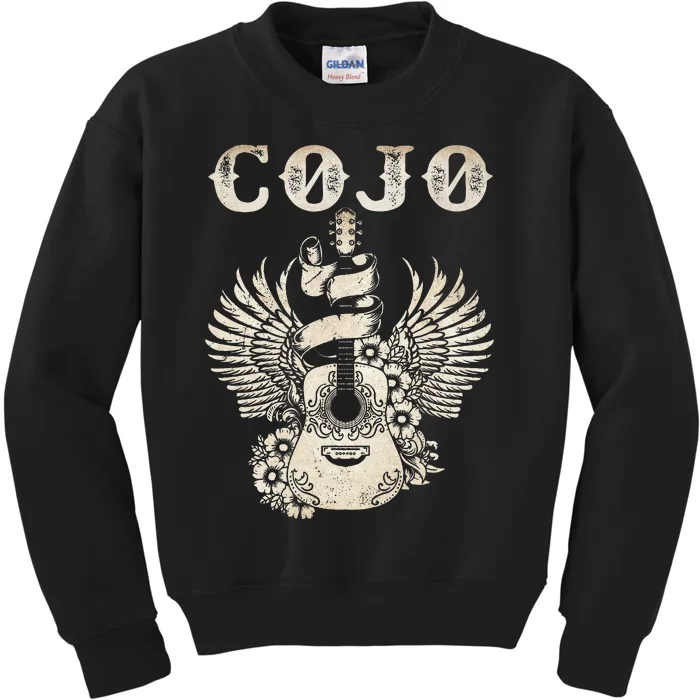 C.O.J.O Guitar Music Outlaw 80s 90s Love Legends Live Forever Kids Sweatshirt