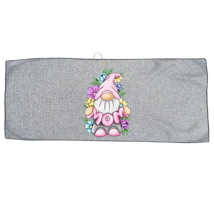 Cute Gnome Mom Happy Mother's Day Art Flower For Mom Gnomies Large Microfiber Waffle Golf Towel