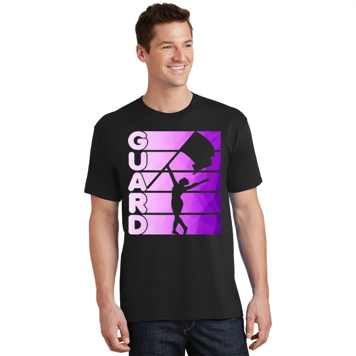 Color Guard Marching Band Flag Girl T-Shirt