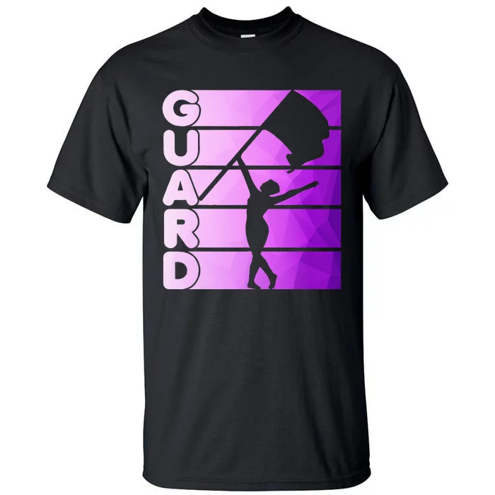 Color Guard Marching Band Flag Girl Tall T-Shirt