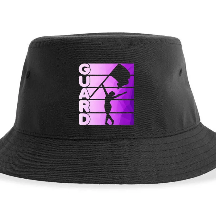 Color Guard Marching Band Flag Girl Sustainable Bucket Hat