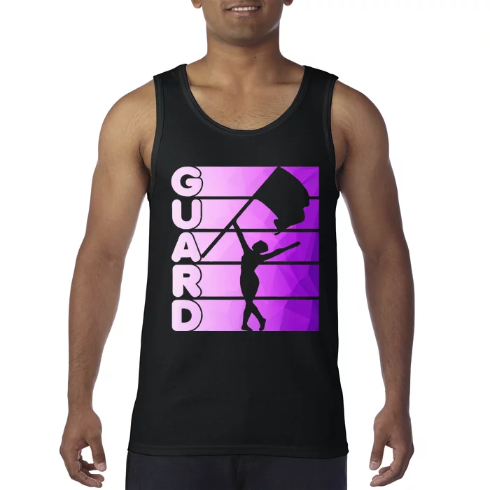 Color Guard Marching Band Flag Girl Tank Top