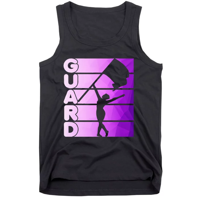 Color Guard Marching Band Flag Girl Tank Top