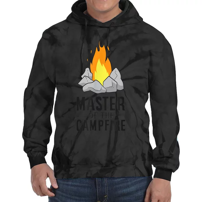 Camper Gift Master Of The Campfire Outdoor Camping Tie Dye Hoodie