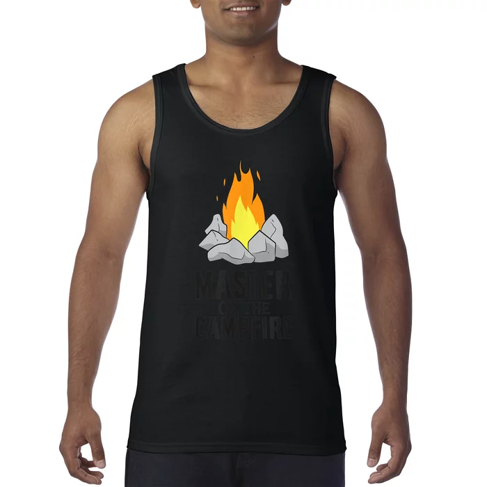 Camper Gift Master Of The Campfire Outdoor Camping Tank Top