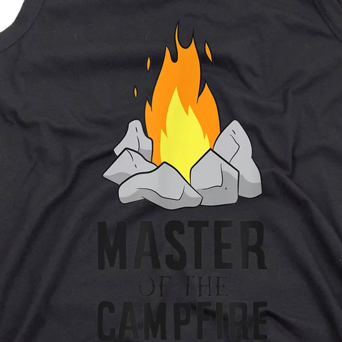 Camper Gift Master Of The Campfire Outdoor Camping Tank Top