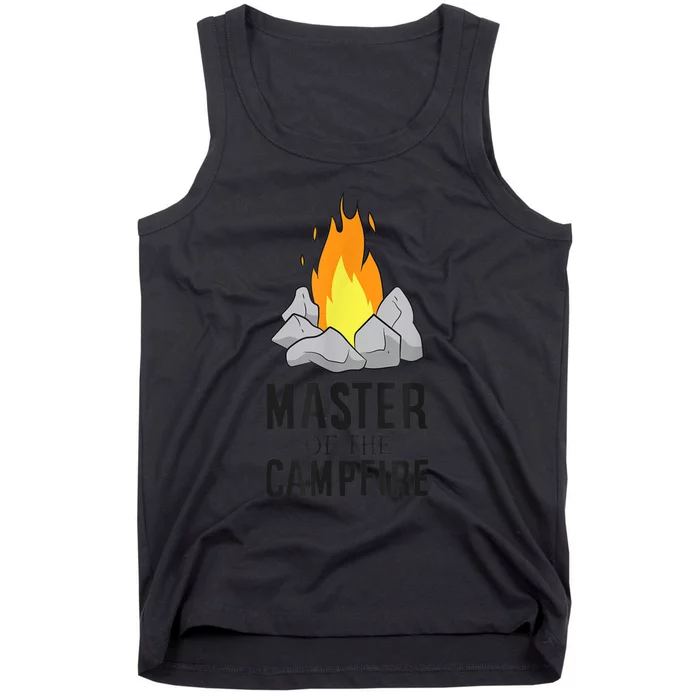 Camper Gift Master Of The Campfire Outdoor Camping Tank Top