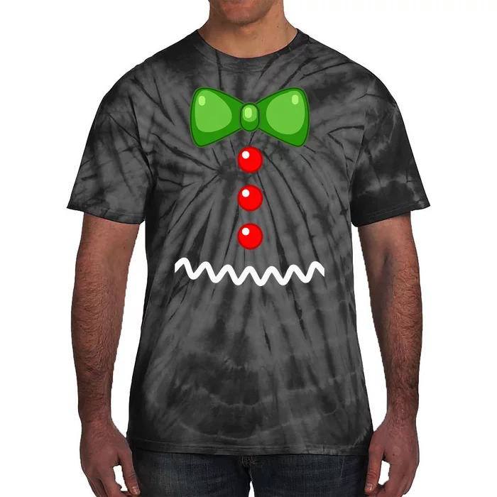 Cute Gingerbread Man Cookie XMas DIY Christmas Costume Tie-Dye T-Shirt