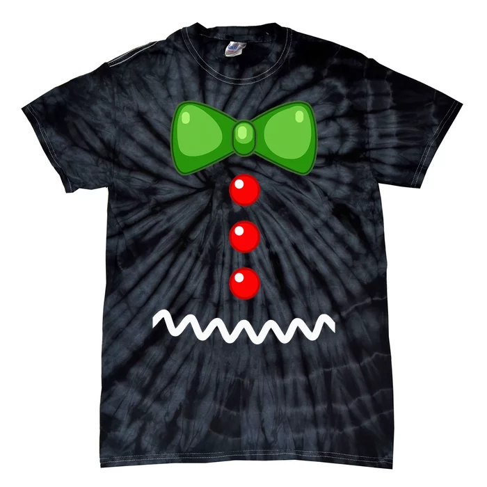 Cute Gingerbread Man Cookie XMas DIY Christmas Costume Tie-Dye T-Shirt