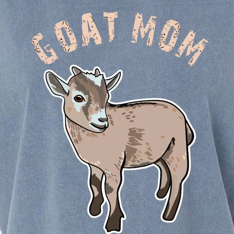 Cute Goat Mom Illustration Lovers Gifts Owner Farmer Gift Garment-Dyed Women's Muscle Tee