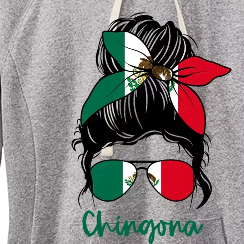 Chingona Girl Mexico Girl Mexican Mexicana Women's Fleece Hoodie