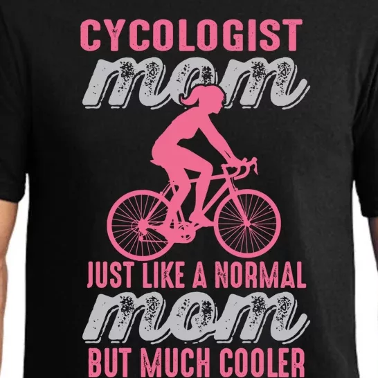 Cycologist Gift Mountain Biking And Bicycle Gift Mtb Cyclist Gift Mom Gift Pajama Set