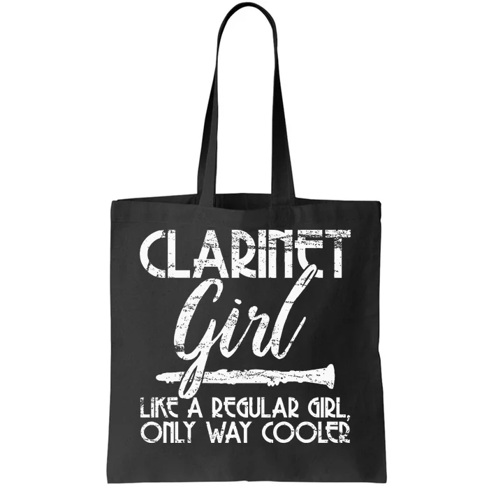 Clarinet Girl Music Instrument Funny Vintage Gift Tote Bag