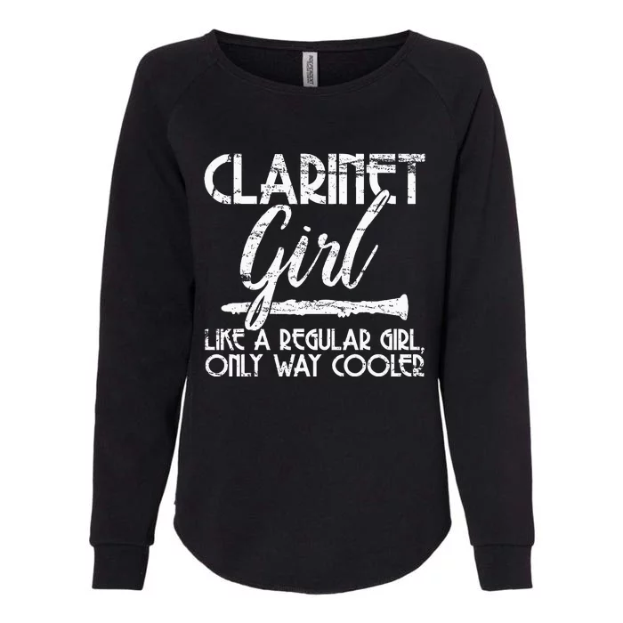 Clarinet Girl Music Instrument Funny Vintage Gift Womens California Wash Sweatshirt