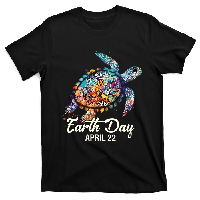 Cute Groovy Make Everyday Earth Day Classroom Teachers T-Shirt