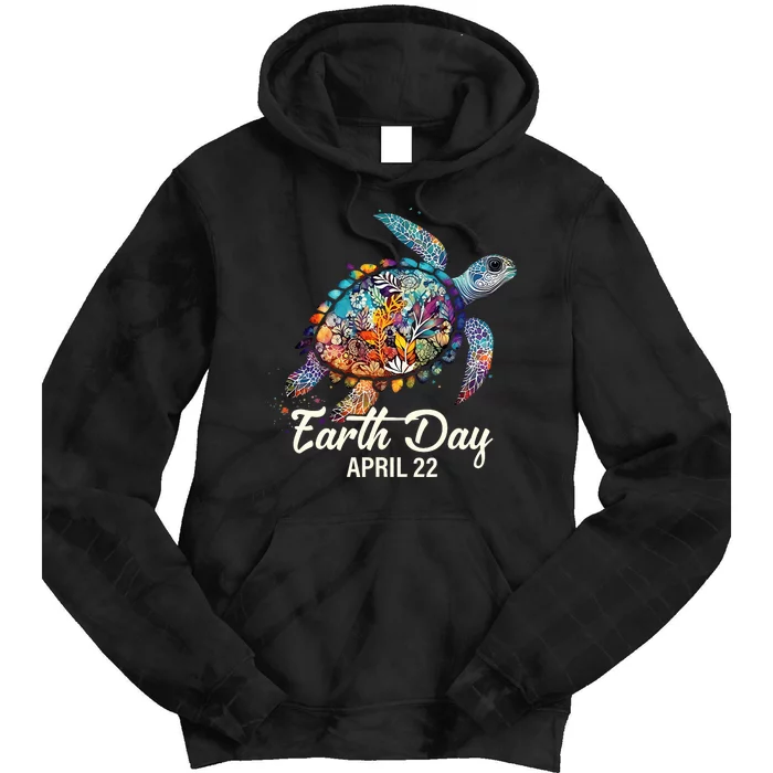 Cute Groovy Make Everyday Earth Day Classroom Teachers Tie Dye Hoodie