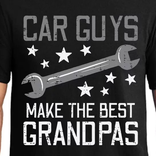 Car Guys Make The Best Grandpas Garage Auto Mechanic Pajama Set