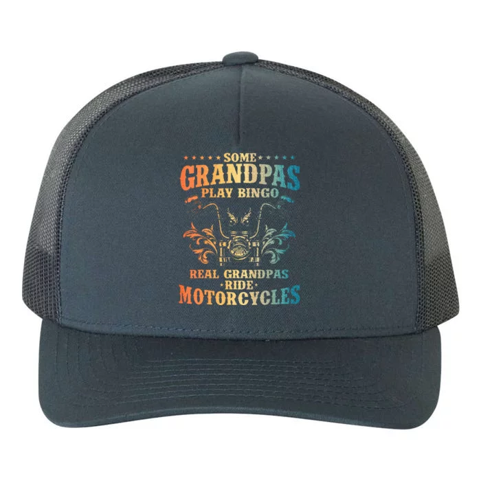 Cool Grandpa Motorcycle Design For Biker Motorbike Lover Yupoong Adult 5-Panel Trucker Hat