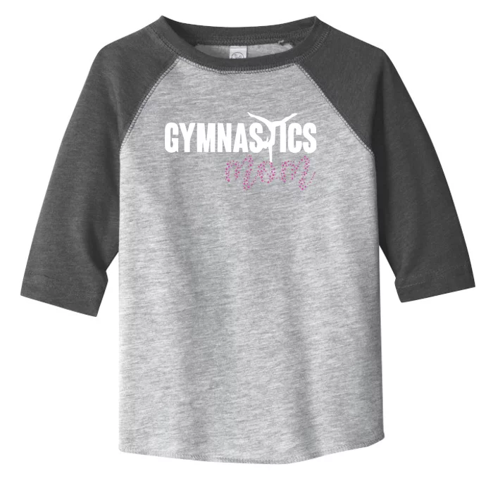 Cute Gymnastics Mom Of A Gymnast Mom Toddler Fine Jersey T-Shirt