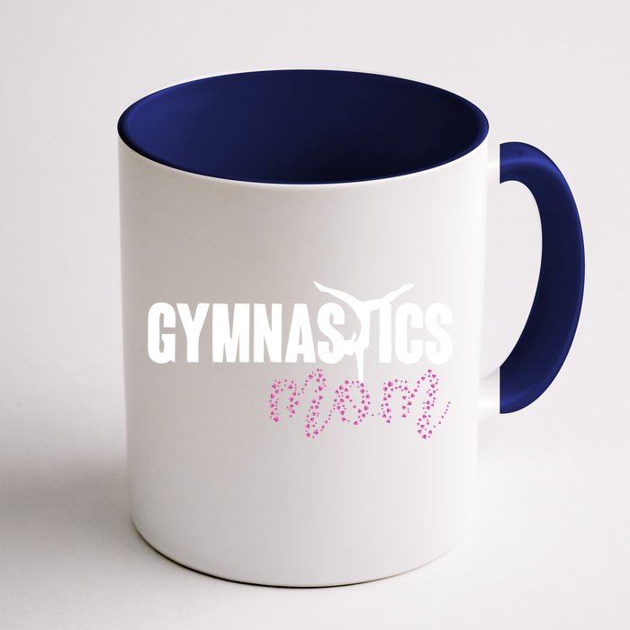 Cute Gymnastics Mom Of A Gymnast Mom Front & Back Coffee Mug