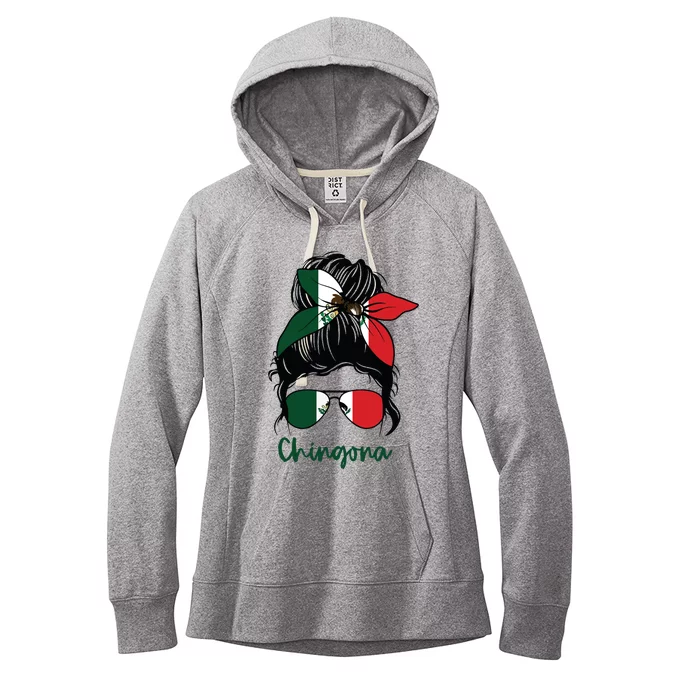 Chingona Girl Mexico Girl Mexican Mexicana Women's Fleece Hoodie