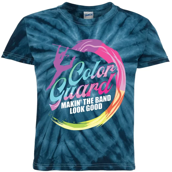 Color Guard Making Look Good Color Guard Kids Tie-Dye T-Shirt