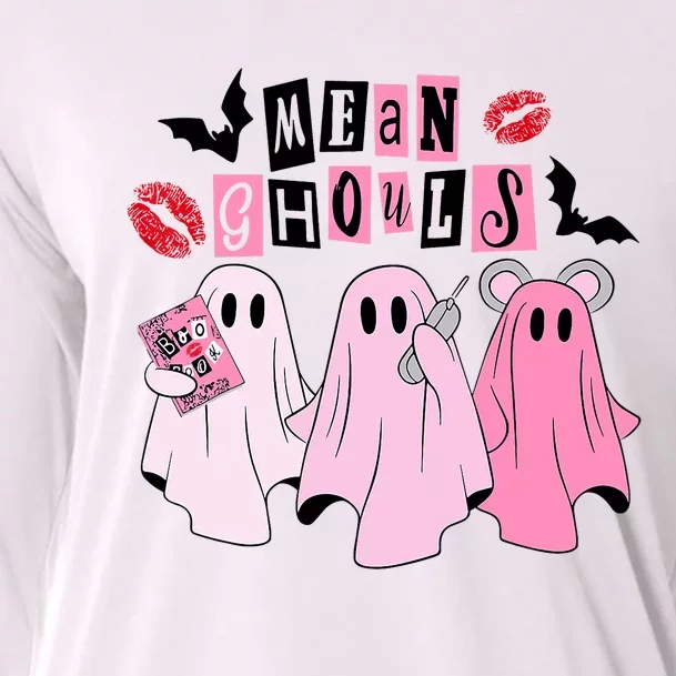 Cute Ghost Mean Ghouls Funny Halloween Costume Spooky Season Cooling Performance Long Sleeve Crew