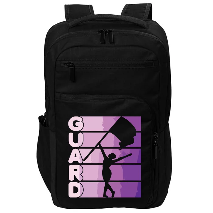 Color Guard Marching Band Flag Girl Impact Tech Backpack