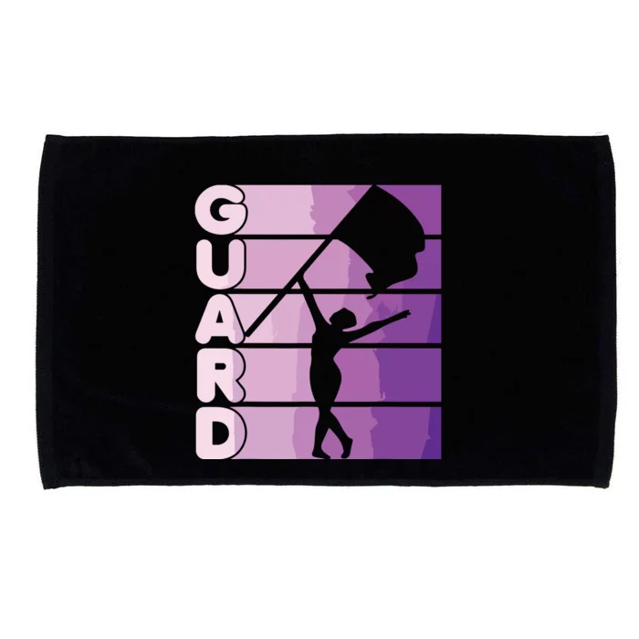 Color Guard Marching Band Flag Girl Microfiber Hand Towel