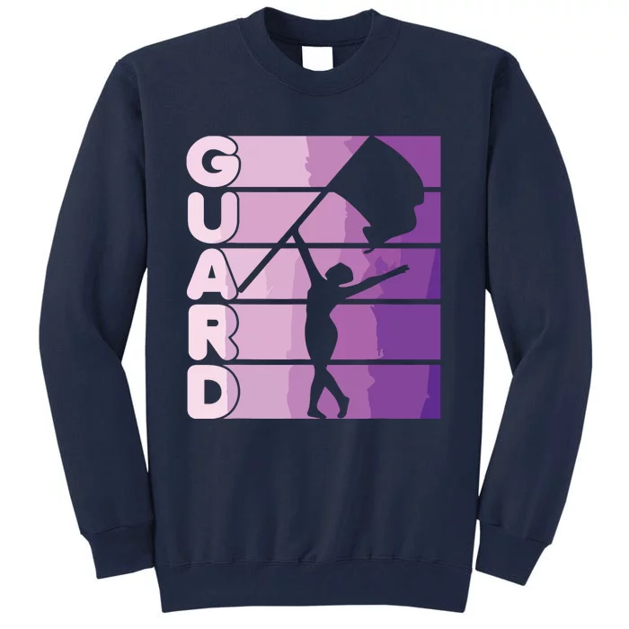 Color Guard Marching Band Flag Girl Tall Sweatshirt