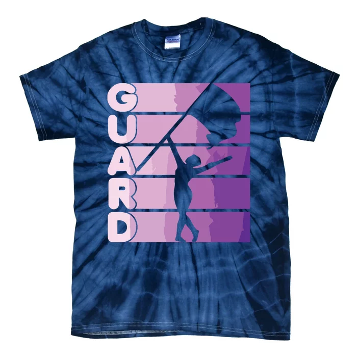 Color Guard Marching Band Flag Girl Tie-Dye T-Shirt