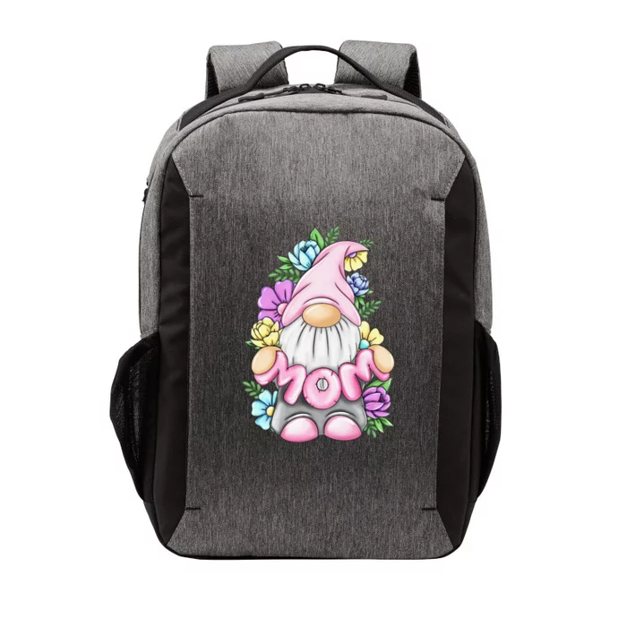 Cute Gnome Mom Happy Mother's Day Art Flower For Mom Gnomies Vector Backpack