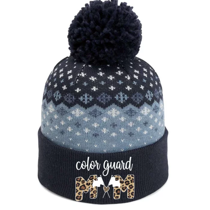 Color Guard Mom Of A Guard Member Guard Mama The Baniff Cuffed Pom Beanie